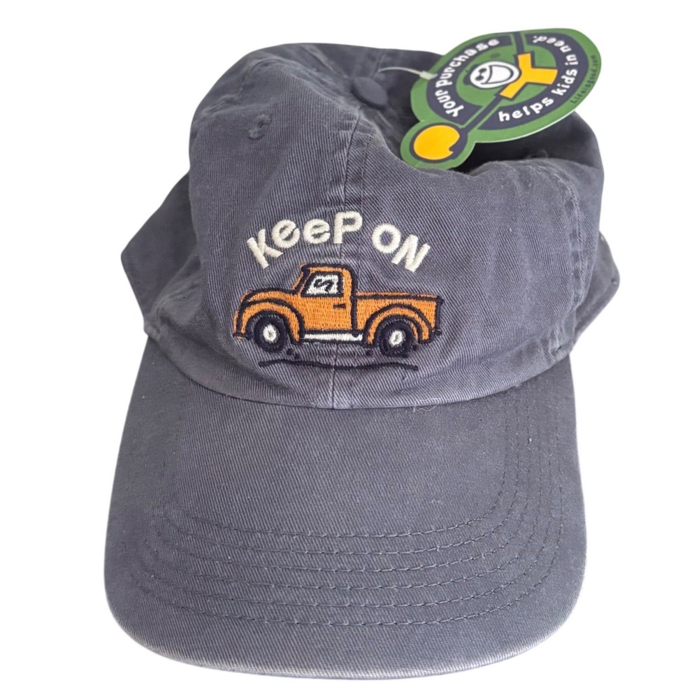 Life‎ is Good | NEW Gray M/L | Keep On (Truck) | Embroidered Chill Cap Hat